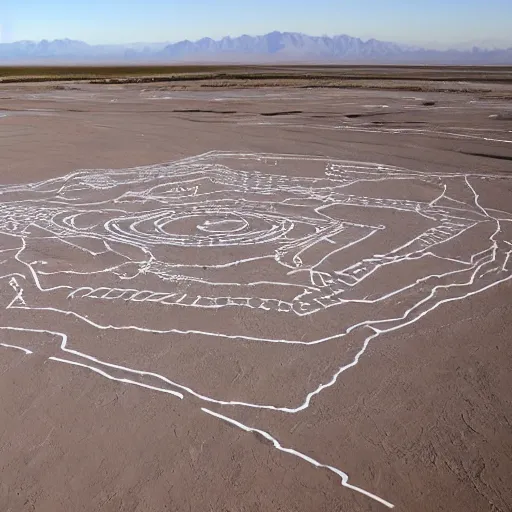 Image similar to nazca lines