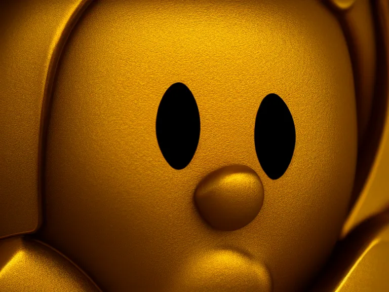 Prompt: sad golden emoji, trending on artstation, octane render, insanely detailed, 8 k, hd