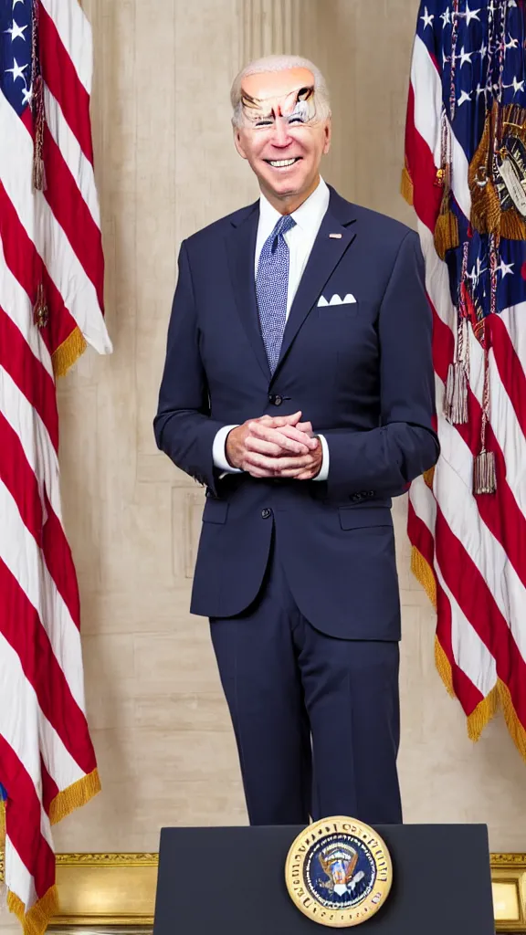 Prompt: Joe Biden as senator Armstrong, full body portrait