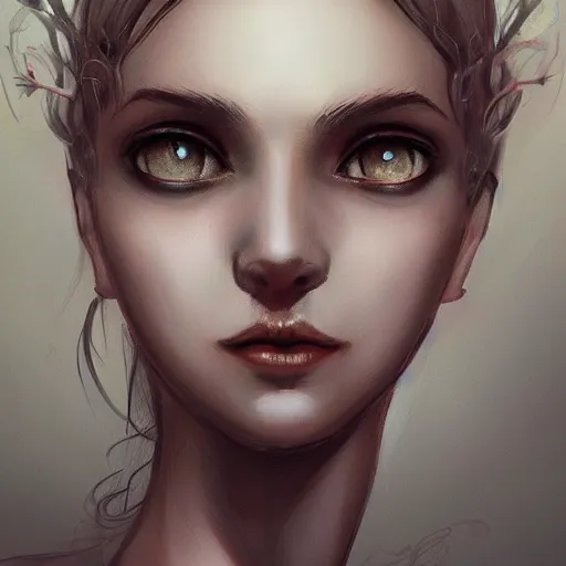 Image similar to beautiful and detailed portrait of a sylph. trending on artstation.