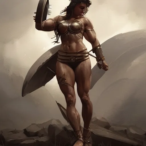 Image similar to roman gladiator, gorgeous, amazing, muscular, silk, intricate, elegant, thighs, highly detailed, digital painting, artstation, concept art, sharp focus, illustration, by greg rutkowski