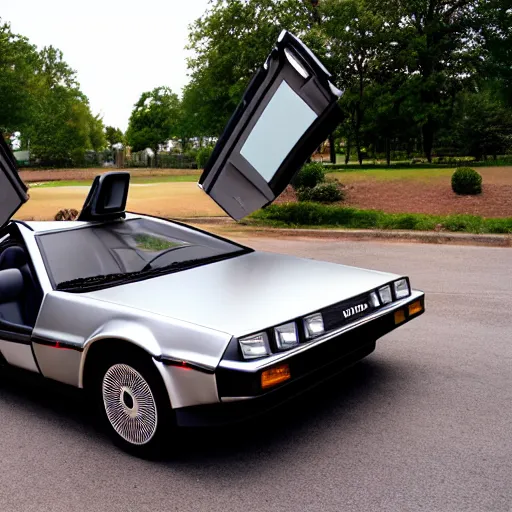 Image similar to photo of a delorean