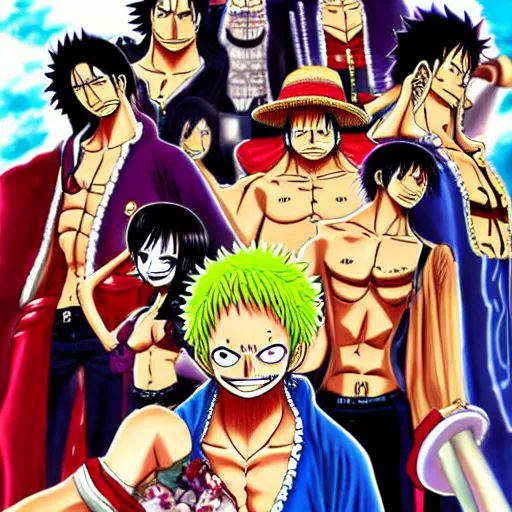 Image similar to IShowSpeed, anime art, One Piece high detail, high quality,