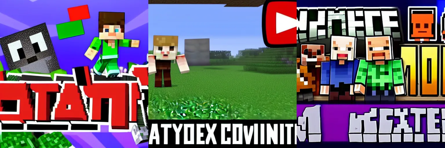 Prompt: YouTube thumbnail for video about Minecraft controversy