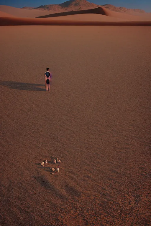 Image similar to 🐋🤖🦕👽🐳 in desert, photography by bussiere rutkowski andreas roch, 1 6 k