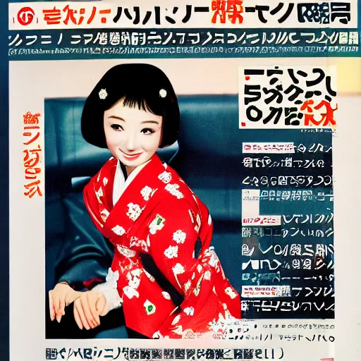 Image similar to bright japanese magazine advertisements