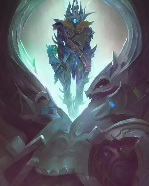 Prompt: '' Portrait of Veigar character from league of legends, LOL, fantasy, d&d, digital painting, artstation, concept art, sharp focus, illustration, art by greg rutkowski and alphonse mucha ''