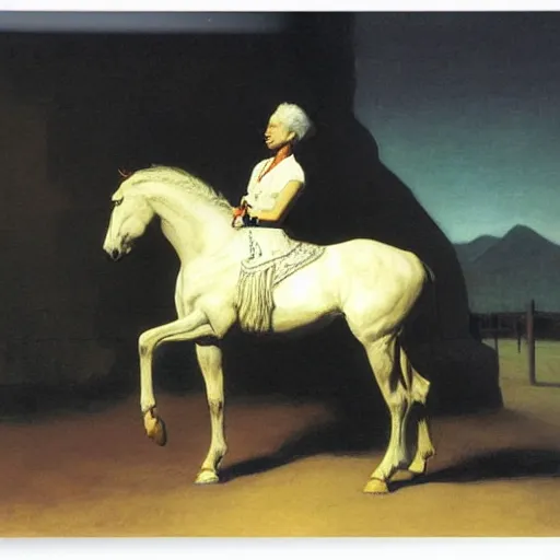 Prompt: offerings for the horse goddess by george stubbs by frederic remington by jeffrey smith