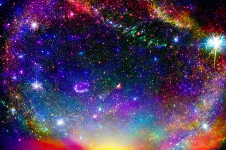 Image similar to the cosmic wonder of a sky full of stars. shine on you crazy diamond. dreamy, futuristic