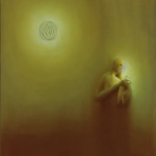 Prompt: a white golemn tending to a beautiful flower in a dark room, zdzislaw beksinski, arthur rachham, 8 k, artstation, interior