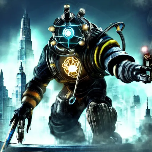 Image similar to city bioshock prey 2 0 1 6