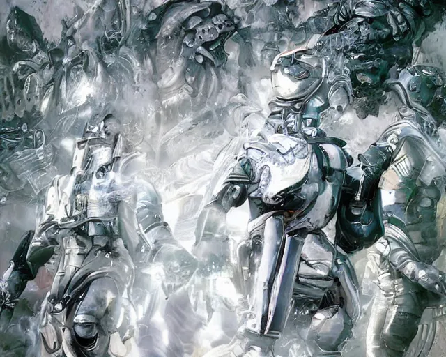 Image similar to love, joy, realistic textured magnetosphere humanoids, complex cybernetic glowing vortexes, large array, ornate, cinematic light shadows, hdr refractions, insanely detailed rendering, cybernetic civilisations, 8 k, *