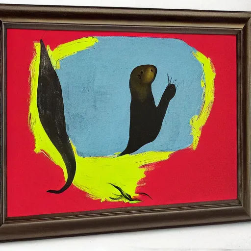 Image similar to sea lion by basquiat