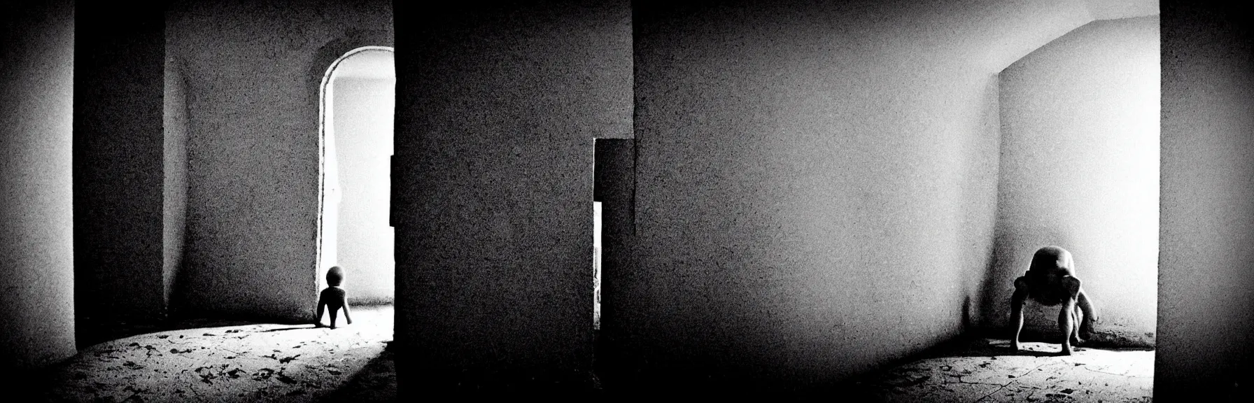 Image similar to You go deeper into the room. You still don't hit any walls. You focus on running straight, but you're never really sure. A sick, familiar stench of ammonia fills your nostrils. He reminds you of your childhood, playing in the fields near the forest forest. Then in the darkness you see the contours of a huge chimney, hundreds of meters high. intricate concept art, digital painting, ambient lighting, 4k, artstation