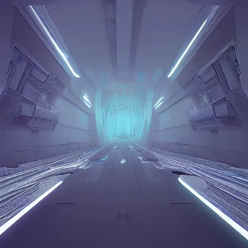 Image similar to liminal space by beeple