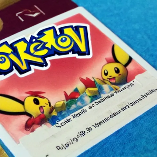 Prompt: Pokémon card