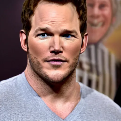 Prompt: chris pratt as a crisp rat