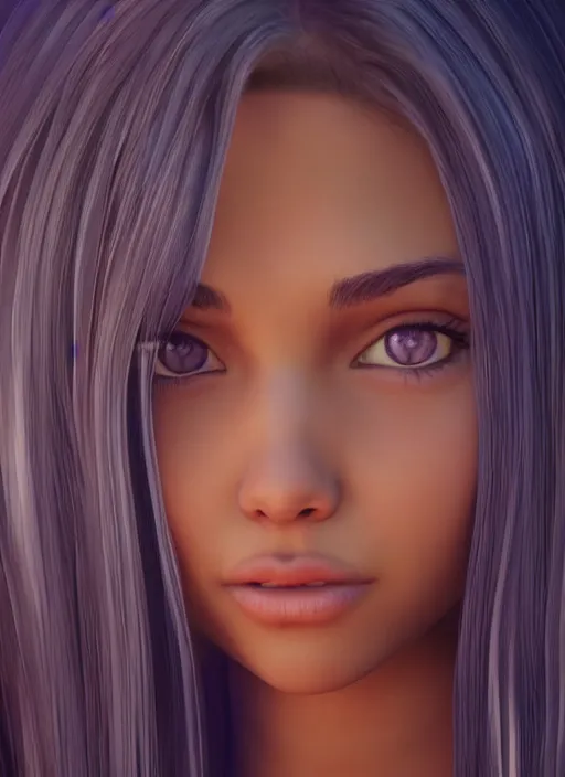 Image similar to Madison Beer as a video game character, digital art, unreal engine, unreal engine render, blender render, render, 4k, coherent