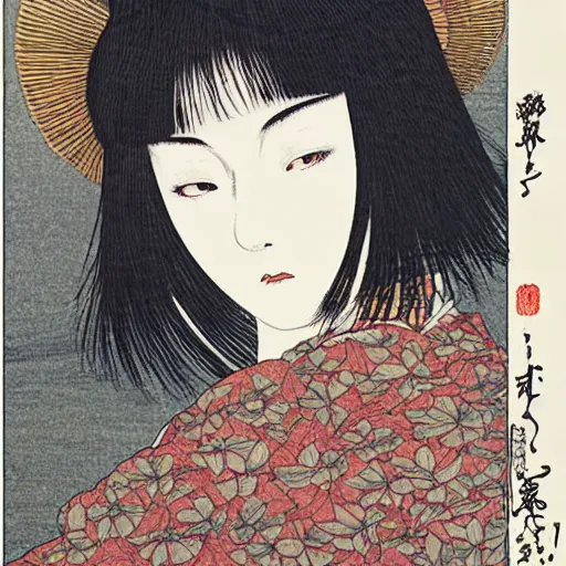 Image similar to photo of young woman by takato yamamoto