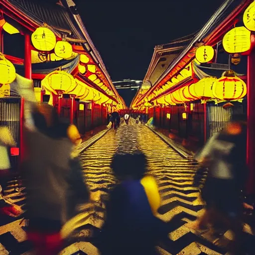 Image similar to photo of Asakusa, cinematic, instagram, aesthetic, golden ratio,