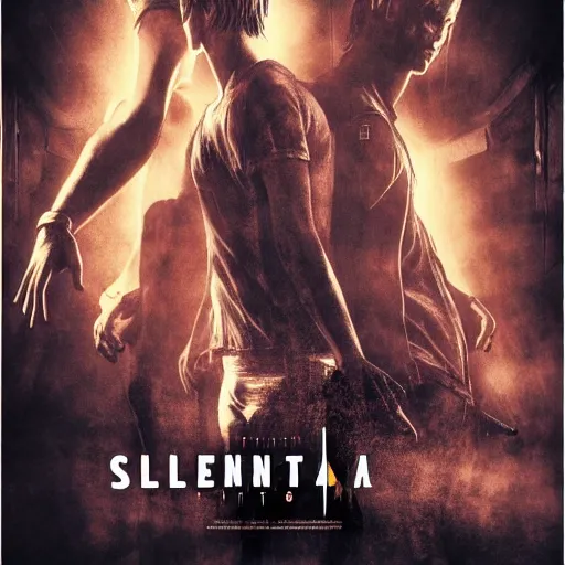 Prompt: ultra - photorealistic, new silent hill game poster from konami, intricate details, sharp focus, perfect baroque like real project, symmetrical realistic, perfect face and anatomy ultra - details, 4 k, uhd, beautiful random content position.