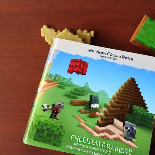 Image similar to minecraft cheese and the great book