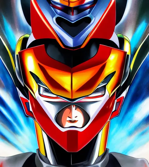 Image similar to go nagai ishikawa ken style manga anime super robot portrait detailed painting drawing realistic 3d hd key visual official media with touch of frank Miller Alex Ross ito junji giger style trending