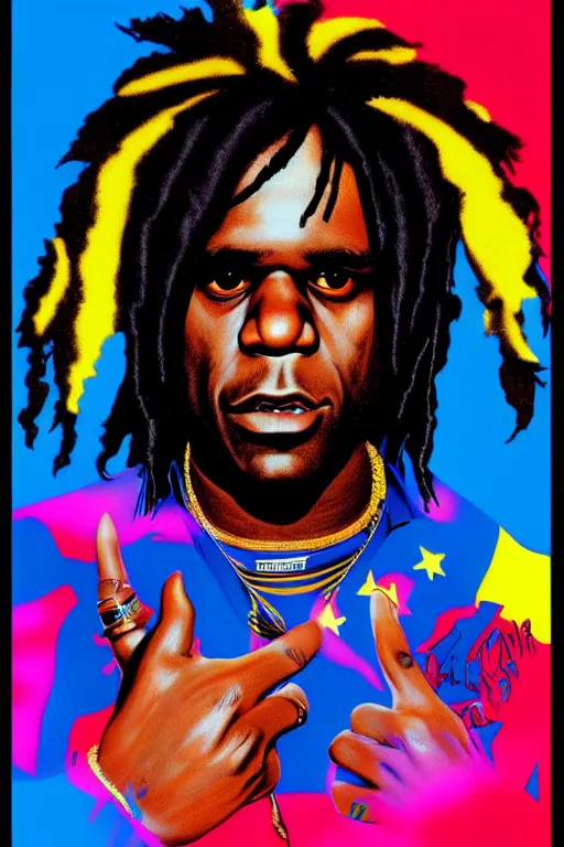 Prompt: chief keef, pop art, no duplicate image, glowing lights, ultra details, digital painting, artstation, concept art, smooth, sharp focus, illustration, intecrate details, art by richard hamilton and mimmo rottela, pixels art by kirokaze and paul robertson