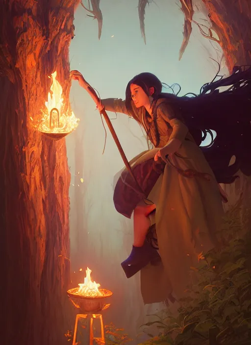 Image similar to natali portman, highly detailed vfx portrait of a mage casting a wood spell, unreal engine, greg rutkowski, loish, rhads, beeple, makoto shinkai and lois van baarle, ilya kuvshinov, rossdraws, tom bagshaw, alphonse mucha, global illumination, detailed and intricate environment