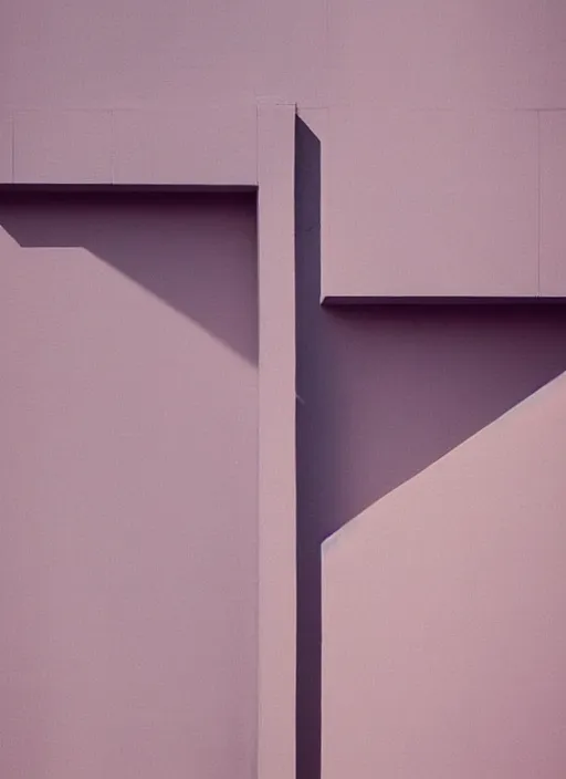 Image similar to “ minimal architecture photography, pastel colors, film grain, medium format, photography by rory gardiner ”