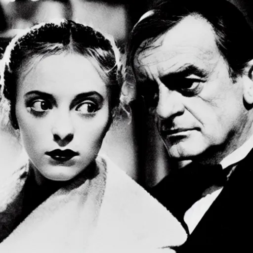 Prompt: a science fiction movie of luchino visconti