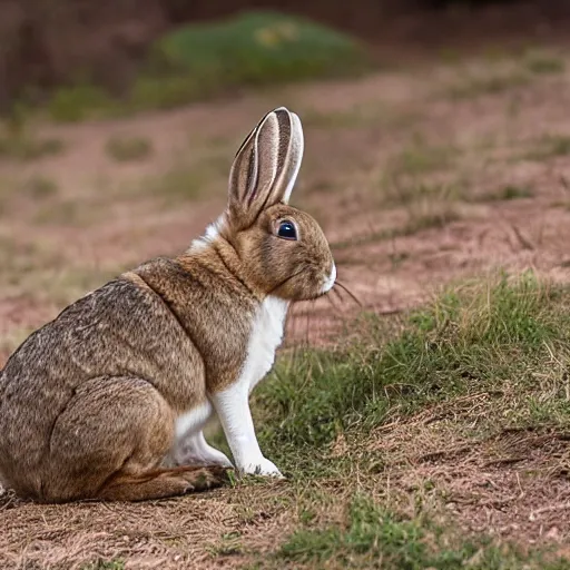 Image similar to a floppy - eared bunny - dog, wildlife photography