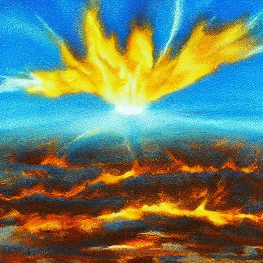 Prompt: explosion in the sky