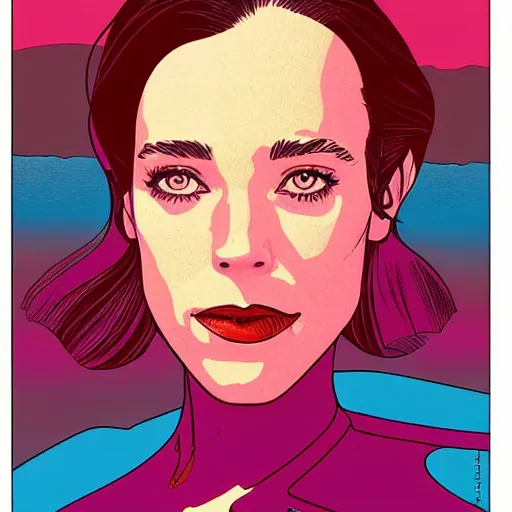 Image similar to rachel mcadams retro minimalist portrait by jean giraud, moebius starwatcher comic, 8 k