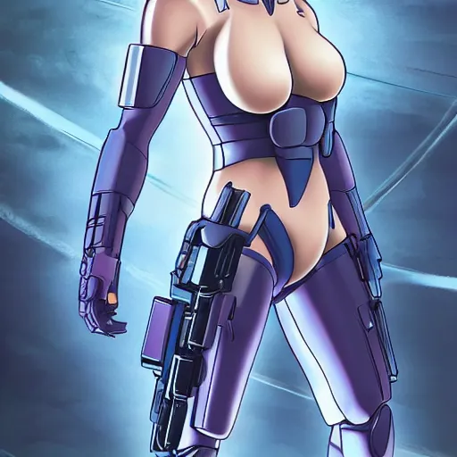 Image similar to motoko, ghost in the shell by shirow masamune