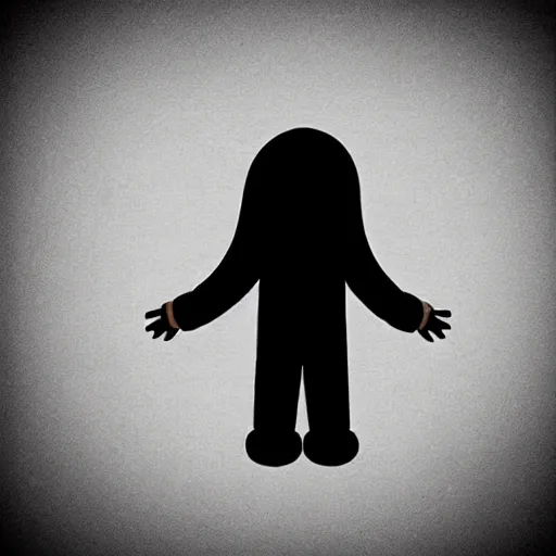 Image similar to minimalist children’s drawing of the end of the world., horror,