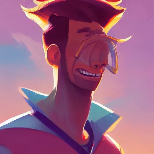 Image similar to face icon stylized minimalist space dandy, loftis, cory behance hd by jesper ejsing, by rhads, makoto shinkai and lois van baarle, ilya kuvshinov, rossdraws global illumination