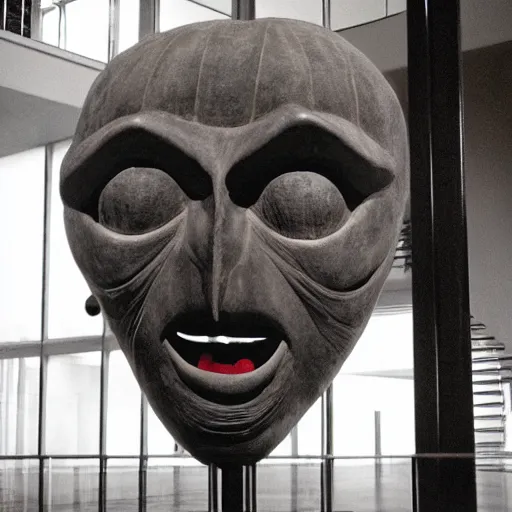 Image similar to monster mask by louise bourgeois