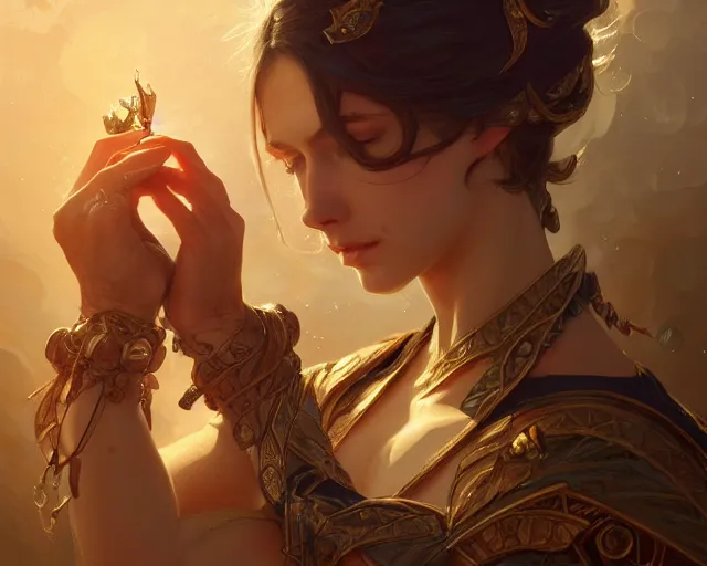 Image similar to photography of bernard aubertin, deep focus, d & d, fantasy, intricate, elegant, highly detailed, digital painting, artstation, concept art, matte, sharp focus, illustration, hearthstone, art by artgerm and greg rutkowski and alphonse mucha