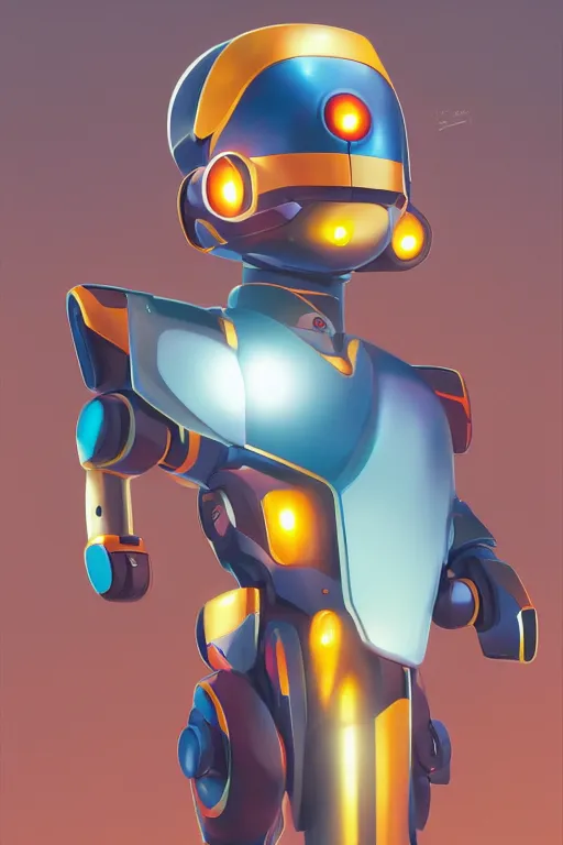 Image similar to metabots medabots medarotto medarot robot minimalist comics helmet mask neon cybereye, behance hd by jesper ejsing, by rhads, makoto shinkai and lois van baarle, ilya kuvshinov, rossdraws global illumination ray tracing hdr radiating a glowing aura