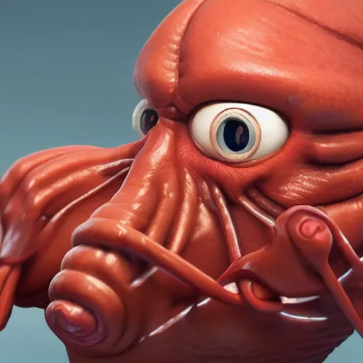 Image similar to Dr. Zoidberg , made by Stanley Artgerm Lau, WLOP, Rossdraws, ArtStation, CGSociety, concept art, cgsociety, octane render, trending on artstation, artstationHD, artstationHQ, unreal engine, 4k, 8k,