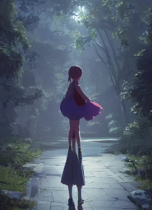 Image similar to celes chere medium shot, studio ghibli, pixar and disney animation, sharp, rendered in unreal engine 5, anime key art by greg rutkowski, bloom, dramatic lighting