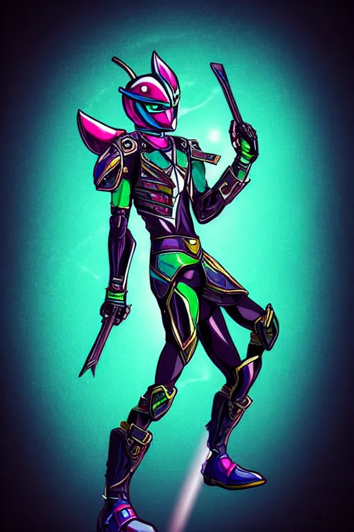 Prompt: random kamen rider. final fantasy style art, zelda style art, gta vice city style art, pop art, aesthetic art, stylish, elegant, adobe stock popular, concept art, without duplicate image, smooth, beautiful, highly details, sharp focus, illustration, intricate, high quality