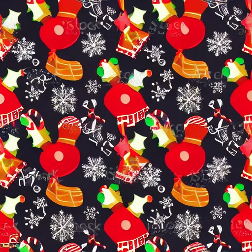 Image similar to christmas wrapping paper, vector art,