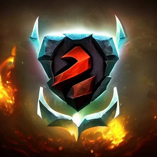 Prompt: the dota 3 logo