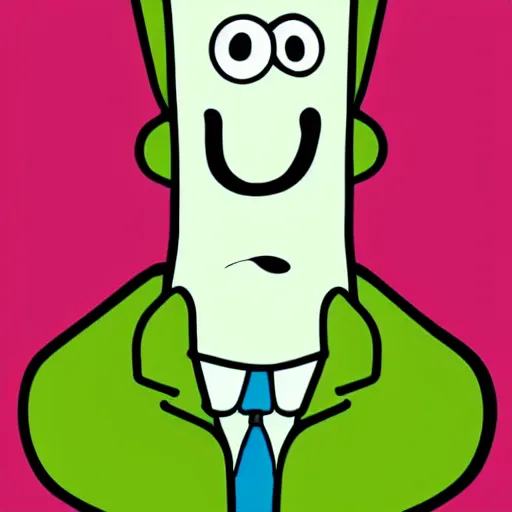 Image similar to handsome squidward style, strong man, big smile, hero, cleft chin, handsome, pop art portrait