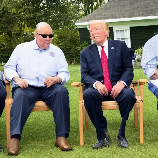 Image similar to usa presidents all having a bbq together