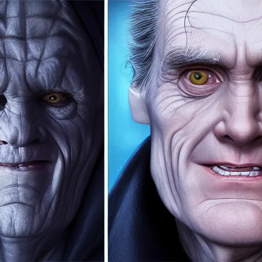 Prompt: Jim Carrey is Emperor Palpatine, hyperdetailed, artstation, cgsociety, 8k