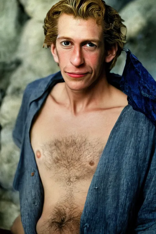 Image similar to Guybrush Threepwood, 35mm, f2.8, award-winning, candid portrait photo, taken by annie leibovitz