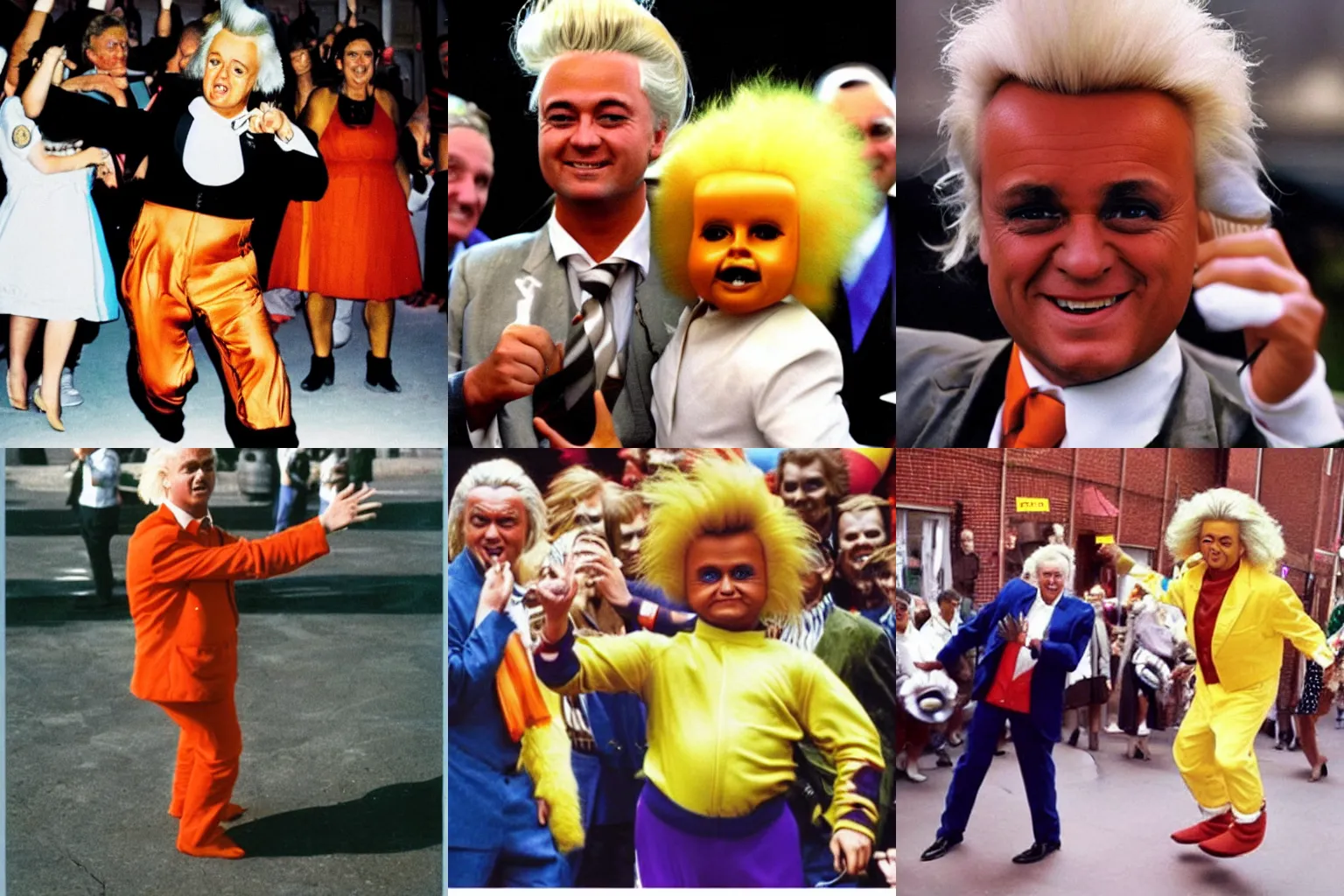 Prompt: geert wilders dancing as oompa loompa